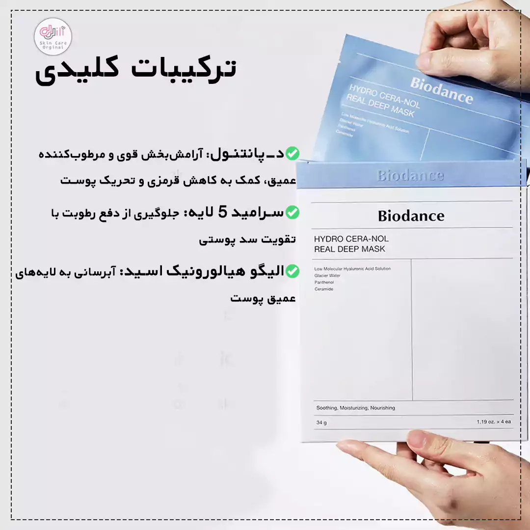 ترکیبات کلید ماسک سرانول بایودنس